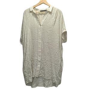 Zara Striped Shirt Dress
